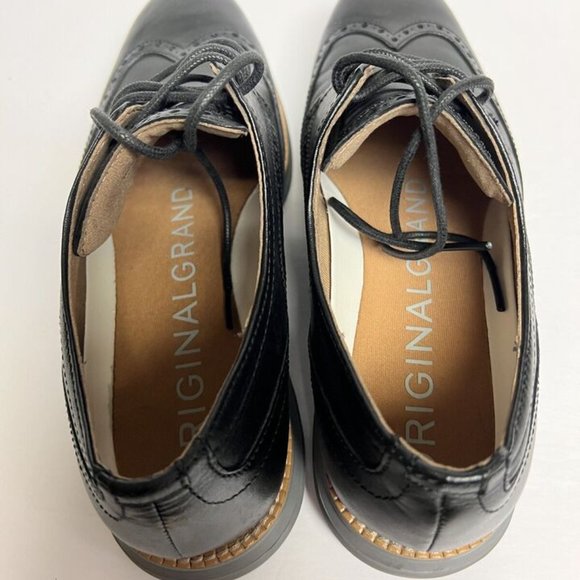Cole Haan Mens Original Grand Shortwing Oxford Black Size 9.5 M main image 6